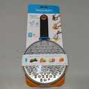 Dreamfarm Ograte Two-Sided Medium Food & Vegetable Speed-Grater with Non-Slip Bowl Hook & Foot - 3mm Medium Grater, Orange (Blade: 3mm | Length: 25.0cm)