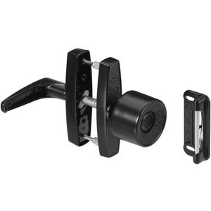 National Hardware N178-798 V1307 Knob Latch in Black, 1-1/2,1-3/4,3"