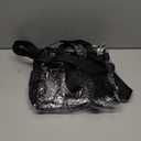 Clear Bag for Stadium Events 12612 Clear Tote Bag for Concert,Sport,Festival (Black)