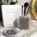 1300Pcs Bright Silver Vase Filler No Hole Pearl Beads, 8mm Art Plastic Beads Pearls for Crafting, Vase Filler for Centerpieces Wedding Party Decoration, Home Table Decor, DIY Crafts