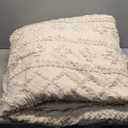 Oli Anderson Khaki Queen Comforter Set Tufted Bedding Set Queen 3 Pieces, Boho Shabby Chic Comforter with 2 Pillowcases (Khaki,Queen)