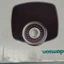 Adamson A25 Scales for Body Weight - Up to 400 LB - New Version - 5.3" Dial on 12.4" x 10.2" Platform - Anti-Skid Rubber Surface - High Precision Bathroom Scale Analog - Durable with 20-Year Assurance (Black)