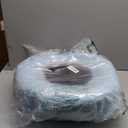 JOLLYVOGUE Calming Dog Bed for Small Dogs  23 inches Donut Washable Small Dog Bed for Kittens & Puppies, AntiSlip Round Fluffy Plush Faux Fur Cat Beds (Fits up to 25 lbs Pets, Light Blue)