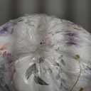 DJY White Comforter Set Queen Size, 7 Piece Floral Comforter Set with Sheets Elegant Flower Print Bed in a Bag Soft Microfiber Complete Bedding Set for All Season | Breathable material