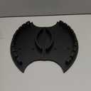 2 Pcs Wand Holders Wall Mount for 10 Wands, Wood Magic Wand Display Stand Holder, Black Wall Mounted Bracket Rack Decor for Collectors and Enthusiasts, Living Room, Bedroom and Office