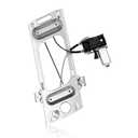 Front Driver Side Power Window Regulator with Motor Assembly Compatible for Chevrolet Monte Carlo 2000-2007, Pontiac Grand Prix 1997-2002 Left Replace 740-810 10309980