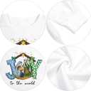 KIDDAD Jesus Christmas Sweatshirts Women Joy to The World Pullover Tops Christian Graphic Shirt Casual Tops (White, XXL)