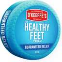 O'Keeffe's for Healthy Feet Foot Cream - 3.2 oz Jar (1 Pack) - Relief for Extremely Cracked, Dry Feet, Repairing Skincare, Instantly Boosts and Retains Moisture Levels