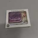 Inesore for AirPods Pro 3 Case 2025 with Lock, for Women Girly Floral Cute Case Compatible with Apple Airpods Pro 3rd Generation Cover, with Phone Stand,Keychain & Cleaner Kit-Purple Gold Marble