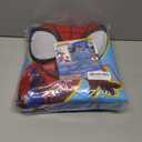 Disney Marvel Spidey and his Amazing Friends Spidey Team Red, White, and Blue 4 Piece Toddler Bed Set - Comforter, Fitted Bottom Sheet, Flat Top Sheet, and Reversible Pillowcase