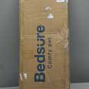 Bedsure Outdoor Elevated XL Dog Bed, Portable Indoor & Outdoor Cooling Raised Cot Pet Hammock Bed with Skid-Resistant Feet, Frame with Breathable Mesh, Black, 54 inches