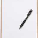 Letter Size Clipboards with Low Profile Clip (Set of 10) - Wood Clipboards Bulk 10 Pack, Heavy Duty Clipboard, Back to School Teacher Classroom Supplies, School Supplies for College Students