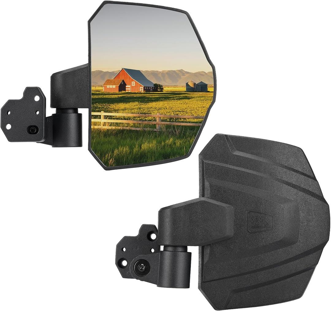 KEMIMOTO UTV Side Mirrors, Compatible with Can-Am Defender HD5 HD7 HD8 HD9 HD10 and MAX Models, OE Replace 715002459
