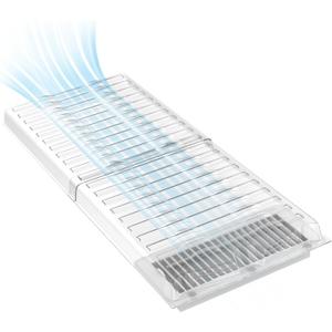 Magnetic Air Vent Extender for Under Furniture, Floor Vent Deflectors for Floor Register Up to 13" Wide, Extends from 17"-33", 1 Pack Vent Deflectors for Home Floor