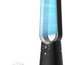 ULTTY Bladeless Fan for Bedroom, 20 Speeds & 3 Modes, Standing Fan with Remote, 8H Timer, 38" Quiet Tower Fan, 120 Oscillation, Powerful 25ft/s Airflow Cooling Fan for Home Office, CR062 Black