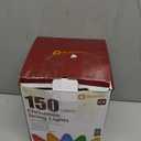 ZAIYW 66ft 100 LED C9 Christmas Lights String, Strawberry String Lights UL Plug C9 String Lights Green Wire Waterproof for Outdoor Roof Eaves Garden Yard Xmas Decor (Multicolor)