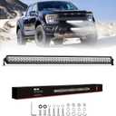 4WDKING LED Light Bar 40 inch IP68&IP69K Waterproof Dual Row Off Road Light Bar with DT Connector 240W Flood and Spot Combo Beam Work Light for Truck Cars ATV UTV Boat