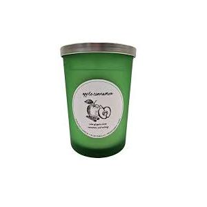 4 x HD 19oz Jar Candle Apple Cinnamon Green 4Pk