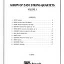 Album of Easy String Quartets, Vol 1: Pieces by Bach, Haydn, Mozart, Beethoven, Schumann, Mendelssohn, and others (Kalmus Edition, Vol 1)