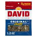 DAVID SEEDS Roasted and Salted Original Jumbo Sunflower Seeds, Keto Friendly, 5.25 Oz, 12 Pack (EXP 03/01/26)