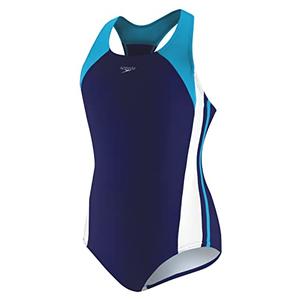 Speedo Girl's Swimsuit One Piece Infinity Splice Thick Strap 16