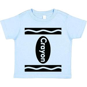 Baby Blue Crayon T-Shirt. Size Girls XS