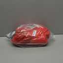 Mrrihand Christmas Ornament Storage Box, Xmas Decoration Organizer with Adjustable Dividers - Storage Container Keeps 128 Holiday Ornaments 3-Inch, Dual Zipper Closure, 600D Tear-Proof Material(Red)