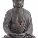 15" Buddha Statue Outdoor, Buddha Statues for Home Decor Indoor, Zen Decor Buda Garden Statues for Yard, Patio Gift