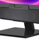 Cyber Acoustics USB Speaker Bar (CA-2890) Stereo USB Powered Speaker, Easily Clamps to Monitor, Convenient Controls