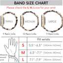 Heesch Resin Fashion Watch Band Compatible with Apple Watch, Tortoise Elastic Watch Band Bracelet Jewelry Wristband Women for iWatch