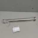 Ivilon Tension Curtain Rod - Spring Tension Rod for Small Windows or Shower, 16 to 24 Inch. Satin Nickel