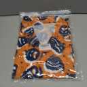 Men Halloween Shirt Fun Pumpkin Print Button Up Shirts Casual Hawaiian Short Sleeve Shirt Holiday Aloha Shirts (Orange, XL)