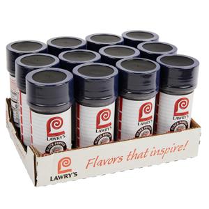 Lawry's Black Pepper Seasoned Salt, 5 oz (Pack of 12), BBD 07/04/2026