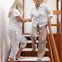 WILLBOND 6 Pcs Christmas Stair Treads Non-Slip Carpet 8 x 30 Inch Nonslip Stair Treads for Wooden Steps Indoor for Kids Pets Elders Grip Step Carpet