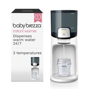 Baby Brezza Instant Baby Bottle Maker with 3 Temperature Settings for Formula Warming, 50oz Tank Capacity, 24/7 Warm Water Dispenser, Electric Kettle Alternative