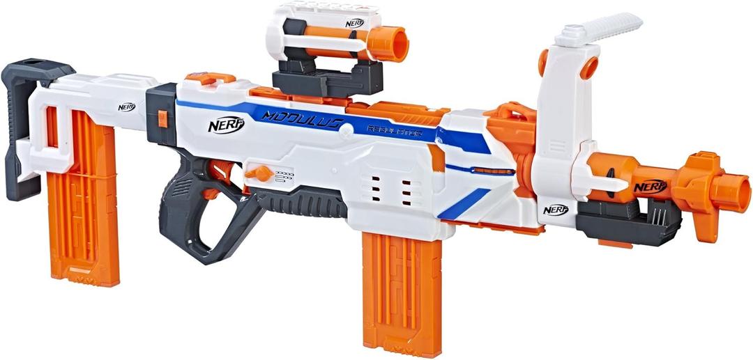 NERF Modulus Regulator Fully Motorized Blaster, 3 Firing Modes