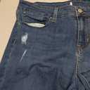 Royalty for Me Women's Royalty for Me Women's Petite Wannabettabutt Mid Rise Mega Cuff Jeans (Indigo Blue Rips) 12P