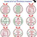 Elegant Chef Soon to Be Grandma in 2026 Christmas Ornament- Pregnancy Announcement Keepsake for Grandma