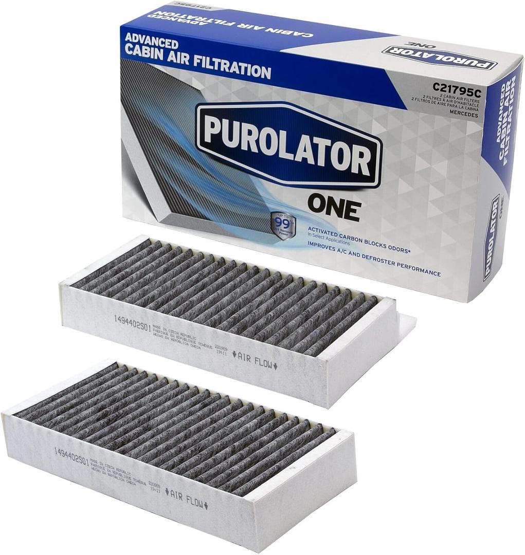 Purolator C21795C PurolatorONE Advanced Cabin Air Filter with Activated Carbon
