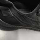 Womens Walking Tennis Shoes Non-Slip Lightweight Running Sneakers, 44, Black