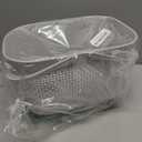 UUJOLY Plastic Organizer Storage Baskets with Handles, Shower Caddy Bins Organizer for Bathroom and kitchen, Grey