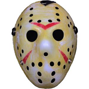 COSTOYFUN Mask Halloween Costume Horror Mask Cosplay Costume Mask Party Masquerade Props Mask (Yellow)