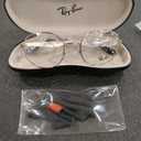 Ray-Ban RX6343 - 2595 Eyeglasses Silver Frame 47mm w/ Clear Demo Lens