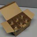 Brightever Dimmable E26 LED Bulb 60 Watt Equivalent, 6W Vintage Edison Light Bulbs 2700K for Ceiling Light Fan, A15 Clear Filament Appliance Warm White Globe Light Bulbs 600LM 6-Pack