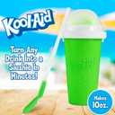 Kool Aid 2 Pack Squeezy Slush Cup 10o, (Green & Yellow