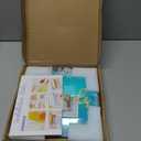OurWarm Iridescent Acrylic Wedding Card Box with String Light, DIY Gift Card Box for Wedding Reception, Wedding Envelope Money Card Boxes Holder for Party Graduation Baby Shower Birthday Decorations