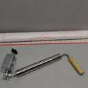 Stainless Steel One-Handed Pastry Roller, Labor-Saving Dough Roller for Baking, Noodles, Pie Crust and Kitchen Pastry Tools