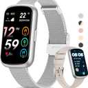 Fitness Tracker- Smart Watches for Women Men with 24/7 Heart Rate Monitor Blood Oxygen Sleep Tracker, Waterproof Fitness Watch, Activity Smartwatch for Android iPhone, Calorie Distance Pedometer, Gift