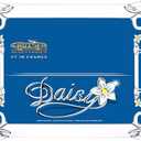 Cruiser Accessories 19130 Daisy License Plate Frame, Chrome/Painted