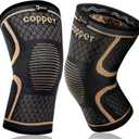 Copper Knee Braces for Men and Women (2 pack) -Knee Supports Copper Compression Knee Sleeve for Knee Pain, Arthritis, Sports and Recovery Support (3X-Large)